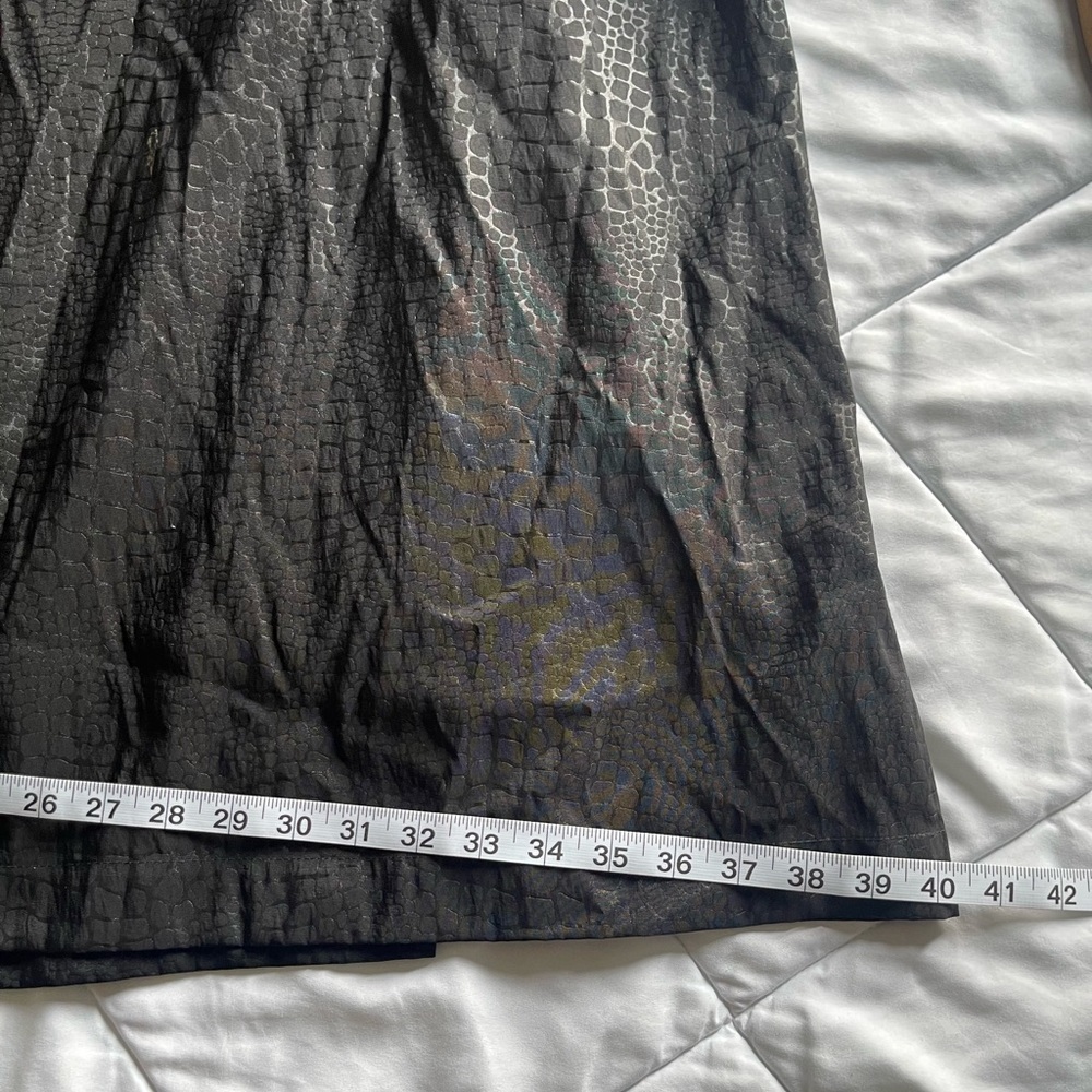 Mycra Pac Black  raincoat LONG Women's reptil print M/L - Picture 11 of 16
